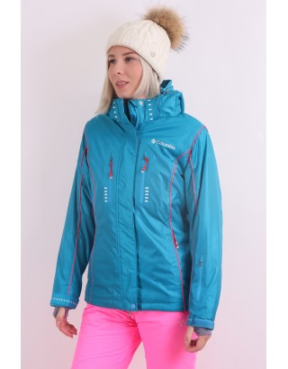 Горнолыжная куртка Columbia 1722 Omni-Tech (Голубая)