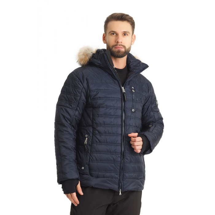 Чоловіча гірськолижна куртка BOGNER 6005 Темно-синя