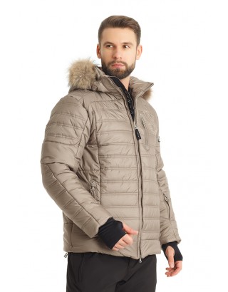 Чоловіча гірськолижна куртка BOGNER 6005 Бежевий