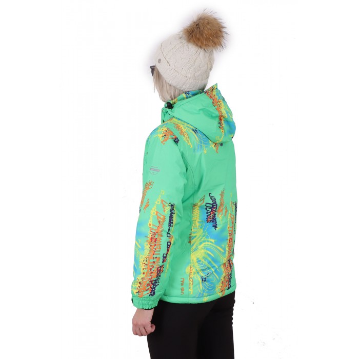 Жіноча гірськолижна куртка Snow Headquarter B8078 салатовий