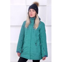 Женская удлиненная куртка Snow Headquarter B8572 Бирюза