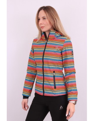 Женская ветровка windstopper  X Mountain Spirit 1501 Жёлто-кораловая