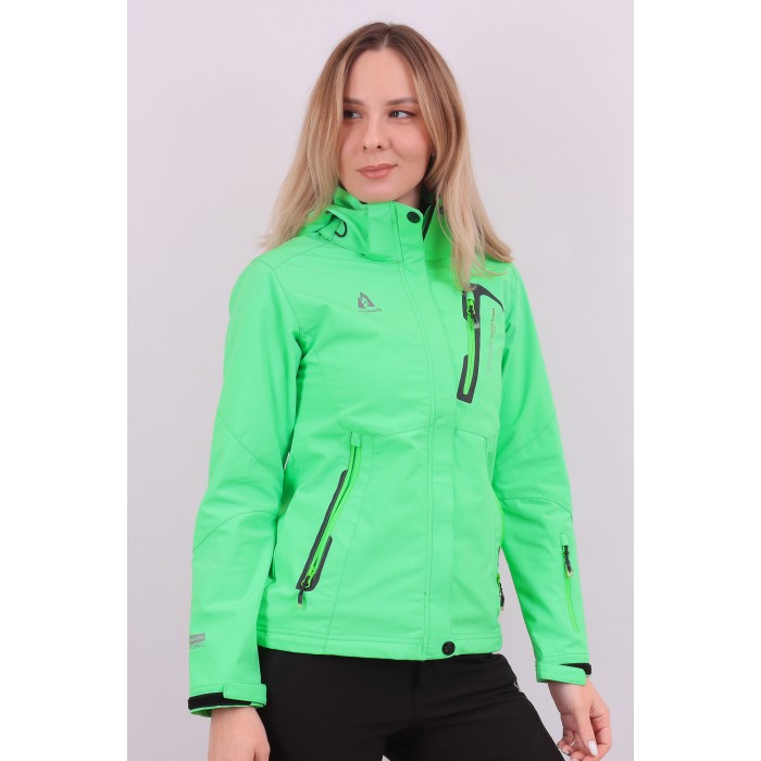 Жіноча Softshell ветровка Azimuth B7952 Салатова