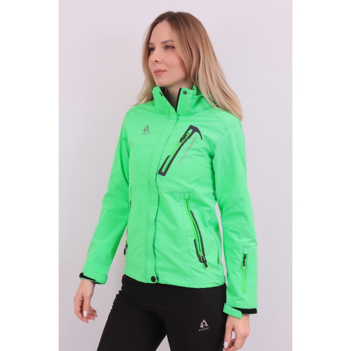 Жіноча Softshell ветровка Azimuth B7952 Салатова