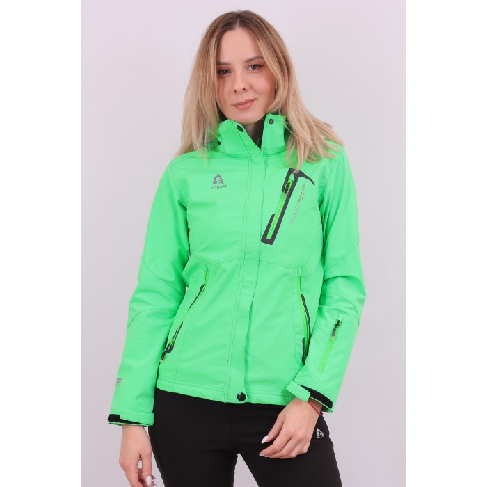 Жіноча Softshell ветровка Azimuth B7952 Салатова