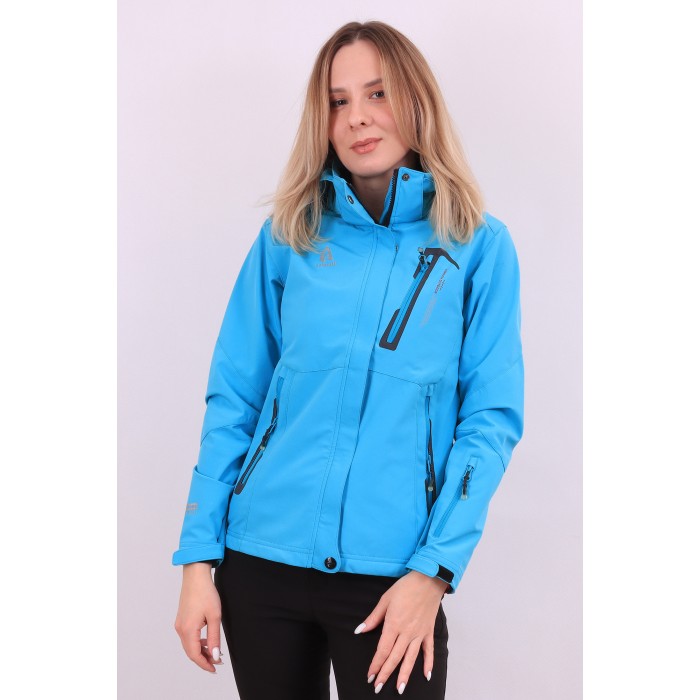 Жіноча Softshell ветровка Azimuth B7952 Блакитна