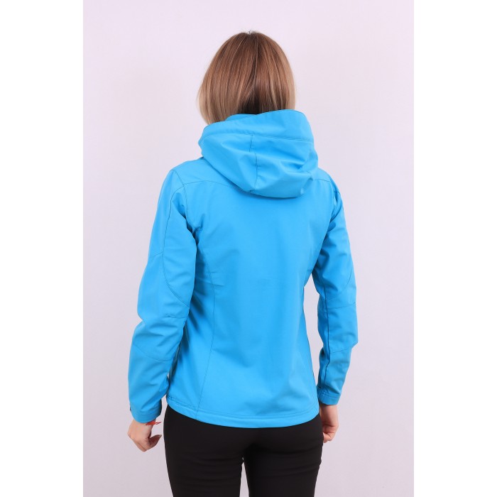 Жіноча Softshell ветровка Azimuth B7952 Блакитна