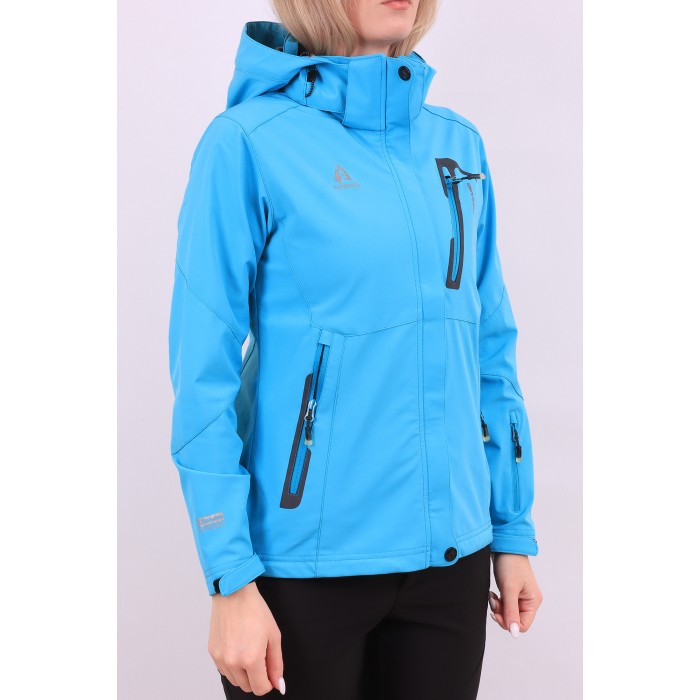 Жіноча Softshell ветровка Azimuth B7952 Блакитна