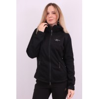 Жіноча Softshell куртка на флісі X Mountain Spirit 09228 Чорна