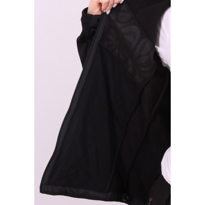Женская Softshell ветровка на флисе X Mountain Spirit 09228 Черная