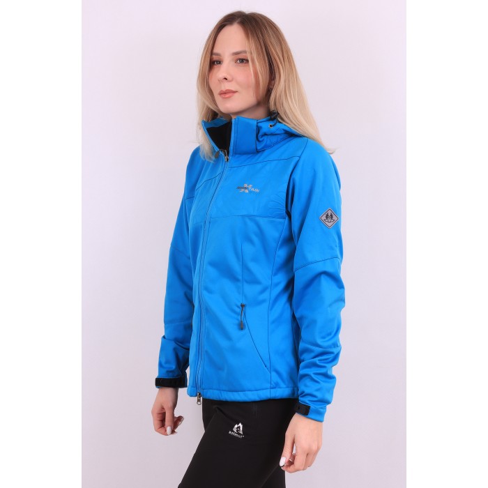 Женская Softshell ветровка на флисе X Mountain Spirit 09228 Голубая