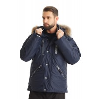 Мужская горнолыжная куртка BOGNER 6002 Темно-синяя