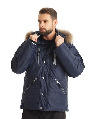Чоловіча гірськолижна куртка BOGNER 6002 Темно-синя