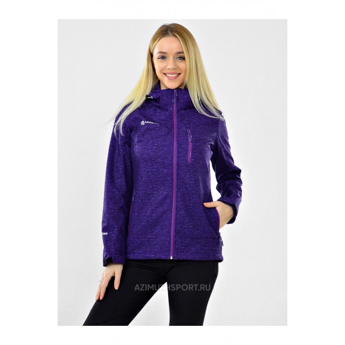 Жіноча ветровка Azimuth Windstopper B20552 Фіолетова