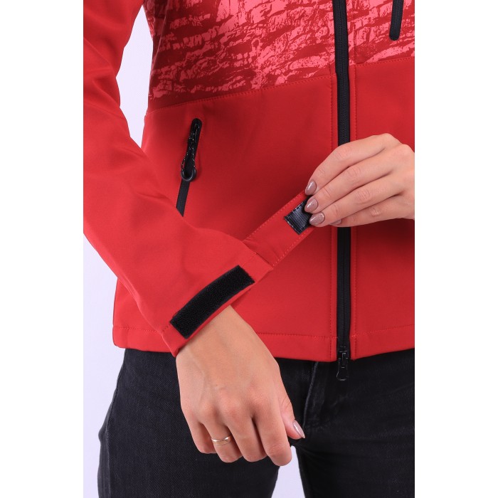 Женская ветровка WINDSTOPPER Jack Wolfskin 8011 Бордовая