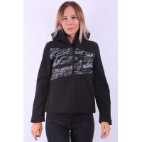 Жіноча ветровка WINDSTOPPER Jack Wolfskin 8011 Чорна