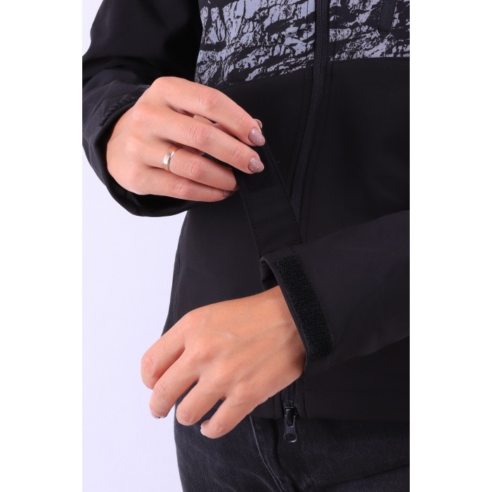 Женская ветровка WINDSTOPPER Jack Wolfskin 8011 Черная