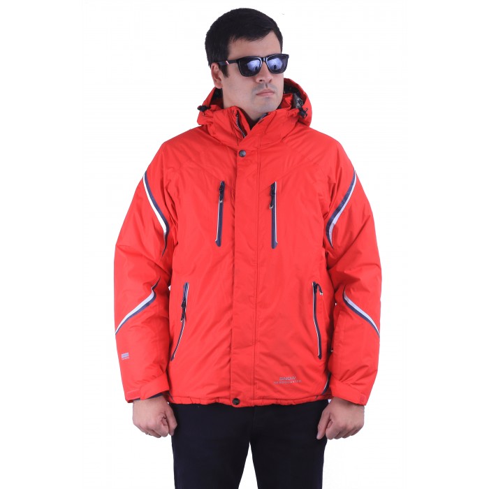 Мужская зимняя куртка Snow Headquarter A8062Красная
