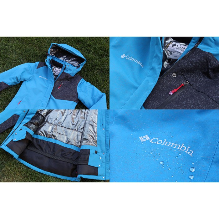 Гірськолижна куртка Columbia 8812 Omni-Tech Синя