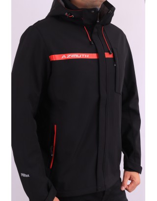 Чоловіча Softshell куртка Azimuth A22925 Чорна