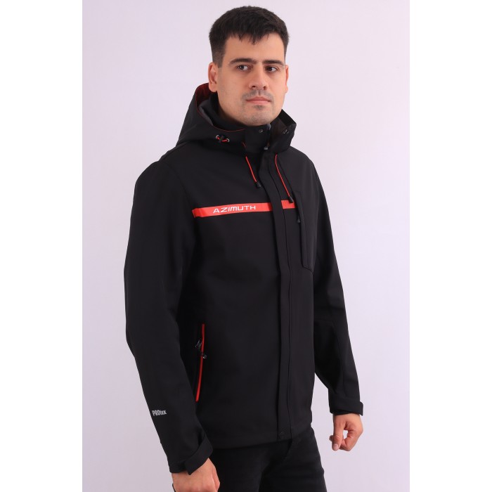 Мужская Softshell куртка Azimuth A22925 Черная Мужская Softshell куртка Azimuth A22925 Черная