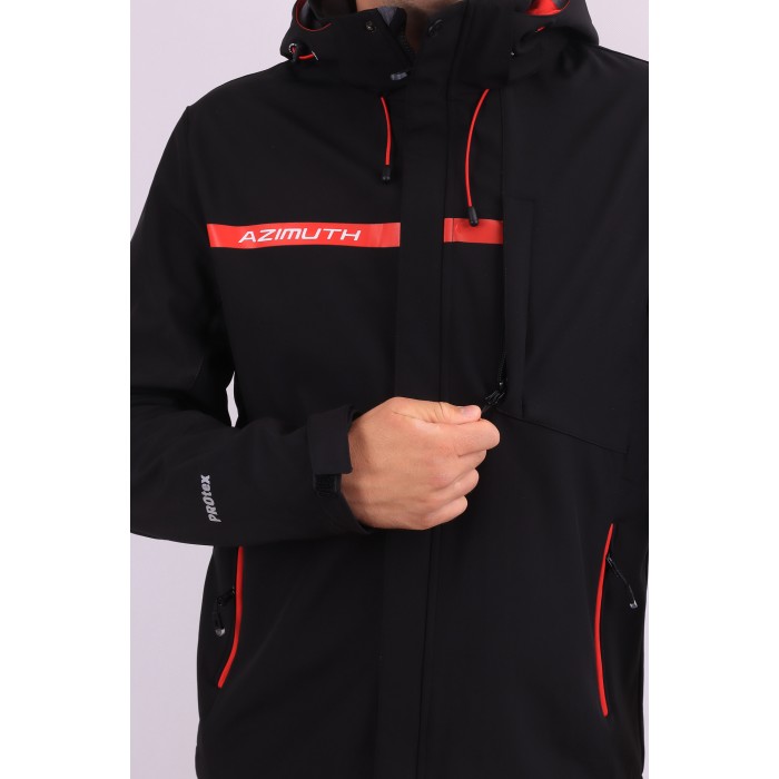 Мужская Softshell куртка Azimuth A22925 Черная Мужская Softshell куртка Azimuth A22925 Черная