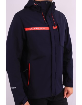 Чоловіча Softshell куртка Azimuth A123/22925 Темно-синя