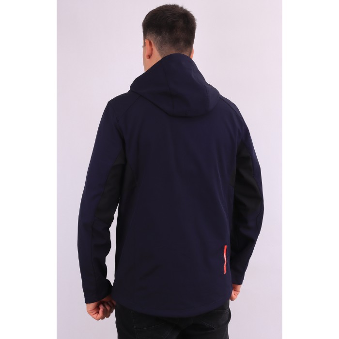 Мужская Softshell куртка Azimuth A123/22925 Темно-синяя