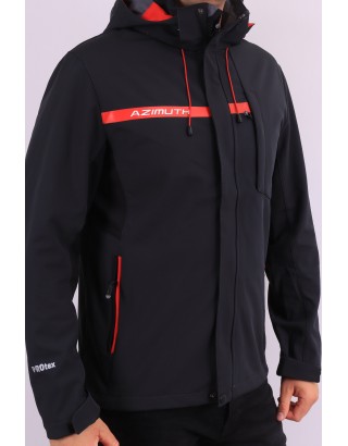 Чоловіча Softshell куртка Azimuth A123/22925 Темно-сіра