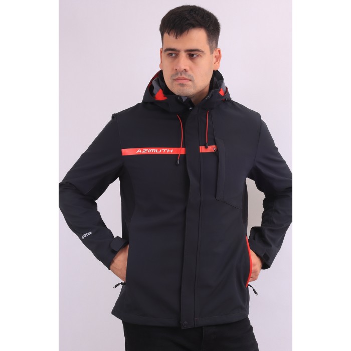 Мужская Softshell куртка большого размера Azimuth A123/22925-1 Темно-серая Мужская Softshell куртка большого размера Azimuth A123/22925-1 Темно-серая