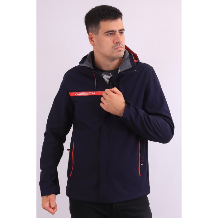 Мужская Softshell куртка большого размера Azimuth A123/22925-1 Темно-синяя Мужская Softshell куртка большого размера Azimuth A123/22925-1 Темно-синяя