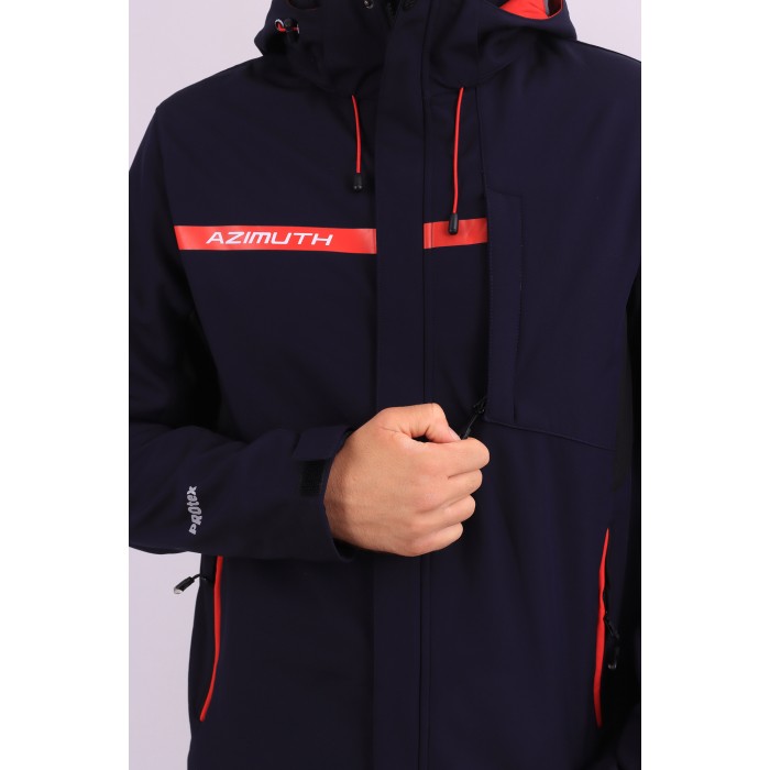 Мужская Softshell куртка большого размера Azimuth A123/22925-1 Темно-синяя Мужская Softshell куртка большого размера Azimuth A123/22925-1 Темно-синяя