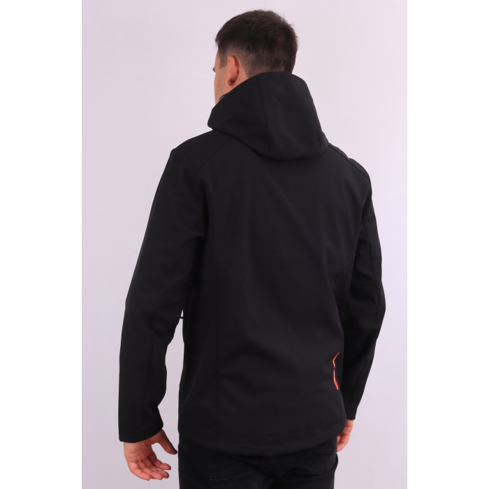 Мужская Softshell куртка большого размера Azimuth A123/22925-1 Черная Мужская Softshell куртка большого размера Azimuth A123/22925-1 Черная