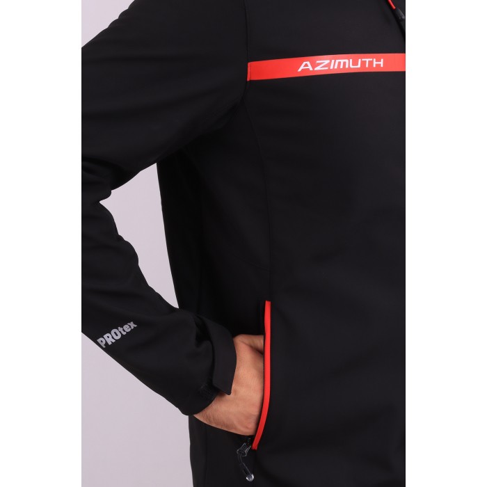 Мужская Softshell куртка большого размера Azimuth A123/22925-1 Черная Мужская Softshell куртка большого размера Azimuth A123/22925-1 Черная