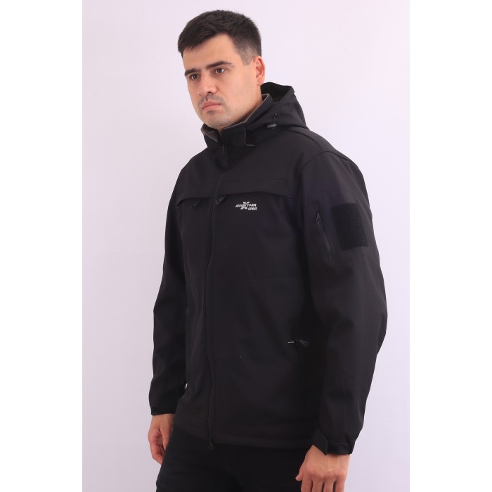 Мужская Softshell куртка  X Mountain Spirit 8036 Черная