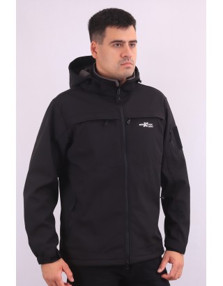 Чоловіча Softshell куртка X Mountain Spirit 8036 Чорна