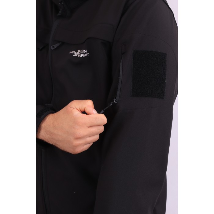 Мужская Softshell куртка  X Mountain Spirit 8036 Черная