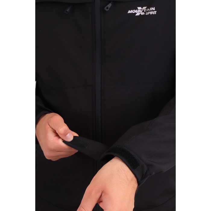 Мужская Softshell куртка  X Mountain Spirit 8036 Черная