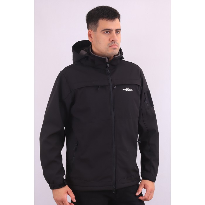 Мужская Softshell куртка  X Mountain Spirit 8036 Черная