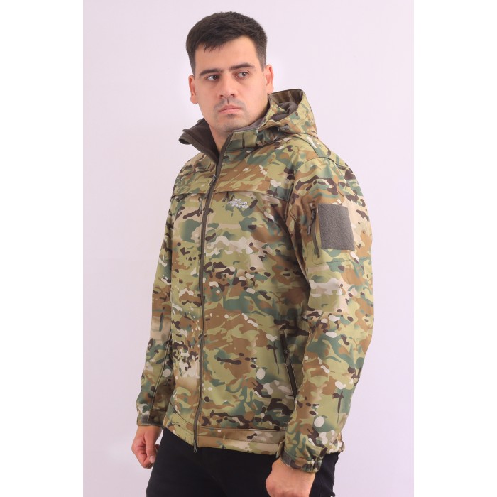 Мужская Softshell куртка X Mountain Spirit 8036 Мультикам Мужская Softshell куртка X Mountain Spirit 8036 Мультикам