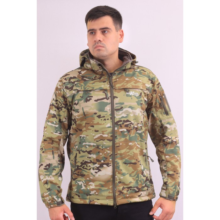 Мужская Softshell куртка X Mountain Spirit 8036 Мультикам Мужская Softshell куртка X Mountain Spirit 8036 Мультикам