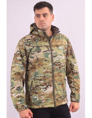 Чоловіча куртка Softshell X Mountain Spirit 8036 Мультикам