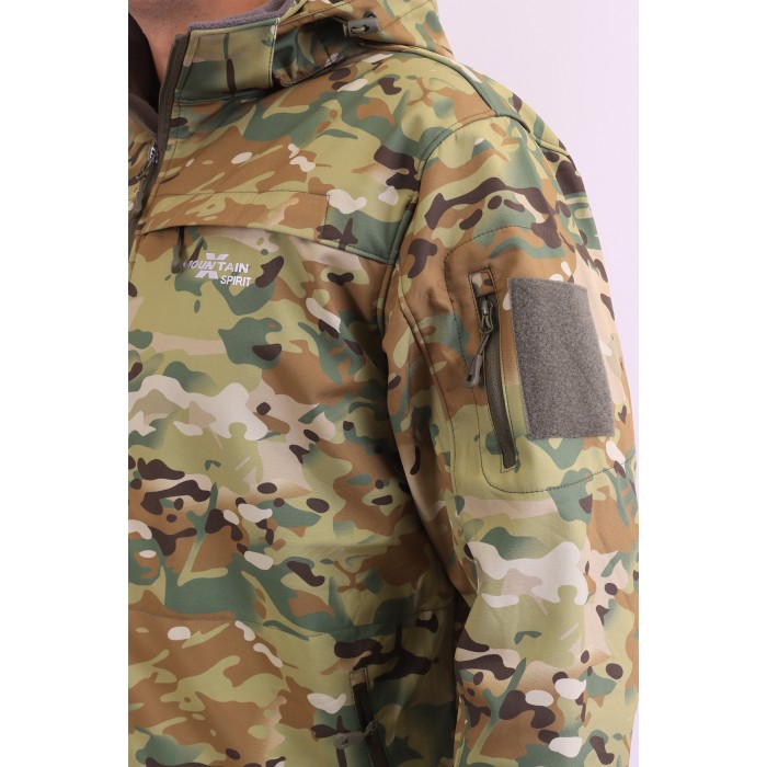 Мужская Softshell куртка X Mountain Spirit 8036 Мультикам Мужская Softshell куртка X Mountain Spirit 8036 Мультикам