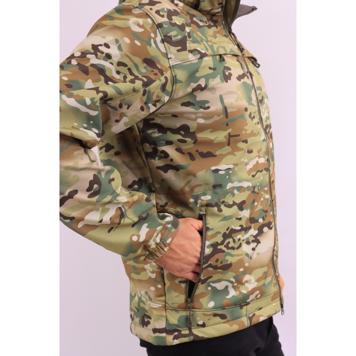 Мужская Softshell куртка X Mountain Spirit 8036 Мультикам Мужская Softshell куртка X Mountain Spirit 8036 Мультикам