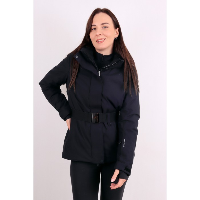 Жіноча гірськолижна куртка High Experience RH65088 чорна Жіноча гірськолижна куртка High Experience RH65088 чорна