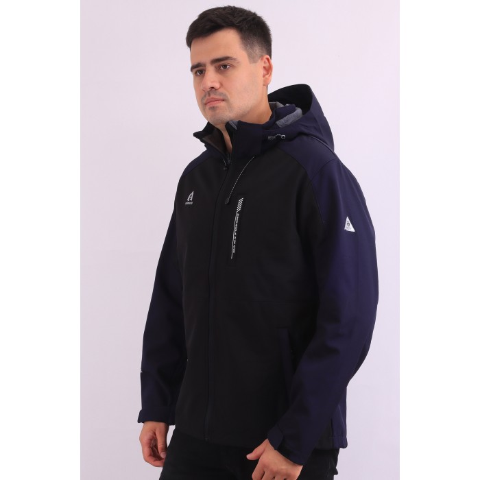 Мужская Softshell куртка Azimuth A22933 Темно-синяя
