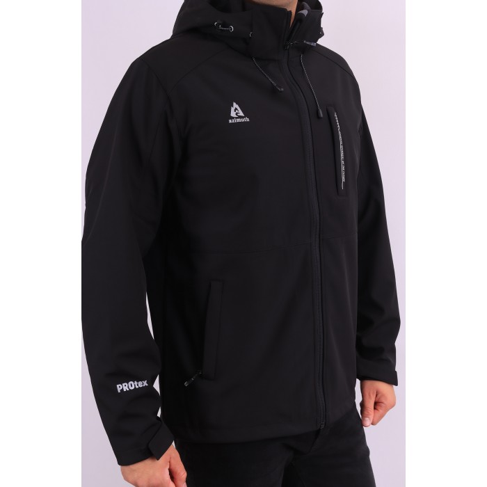Мужская Softshell куртка Azimuth A22933 Черная