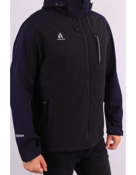 Мужская Softshell куртка Большого размера Azimuth A22933-1 BT Темно-синяя