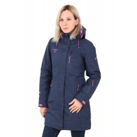 Женская удлиненная куртка Snow Headquarter B8630 Джинс