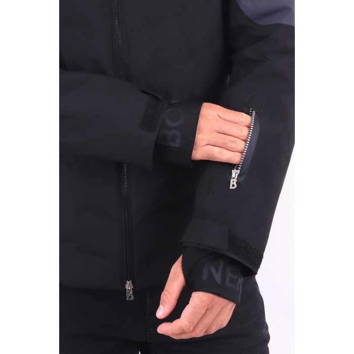 Чоловіча гірськолижна зимова куртка Bogner 839601 Сіро-чорна Чоловіча гірськолижна зимова куртка Bogner 839601 Сіро-чорна